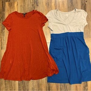 Lot of Two L Dresses F21 & Old Navy Bundle
